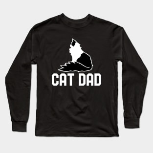 Cat Dad Long Sleeve T-Shirt